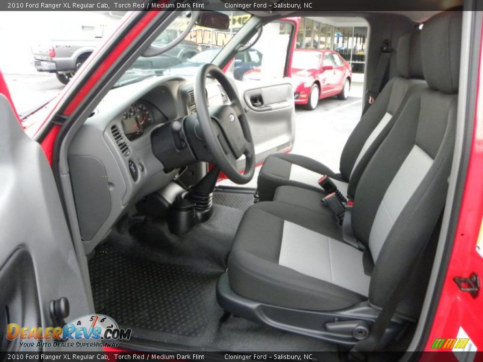 2010 Ford Ranger XL Regular Cab Torch Red / Medium Dark Flint Photo #8