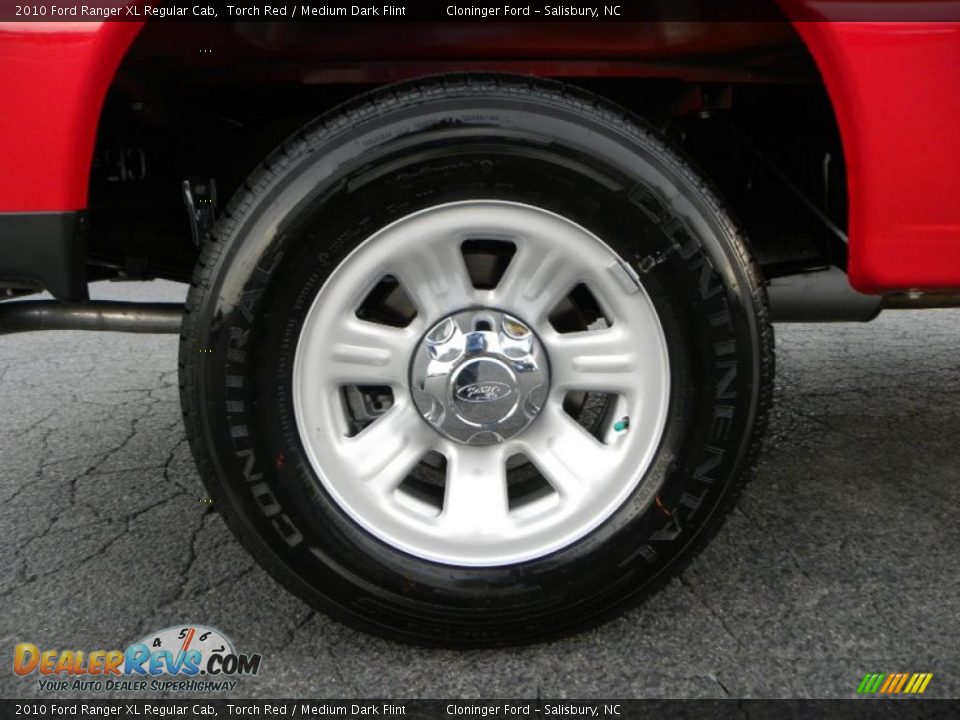2010 Ford Ranger XL Regular Cab Torch Red / Medium Dark Flint Photo #11