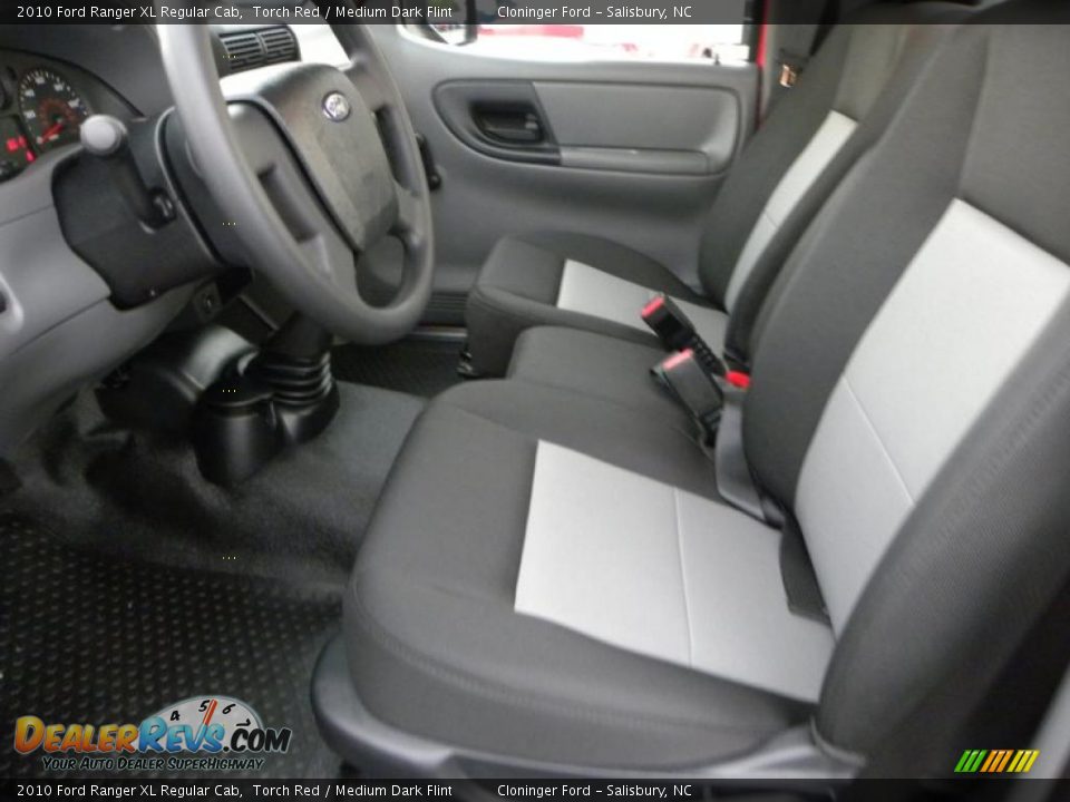 2010 Ford Ranger XL Regular Cab Torch Red / Medium Dark Flint Photo #14