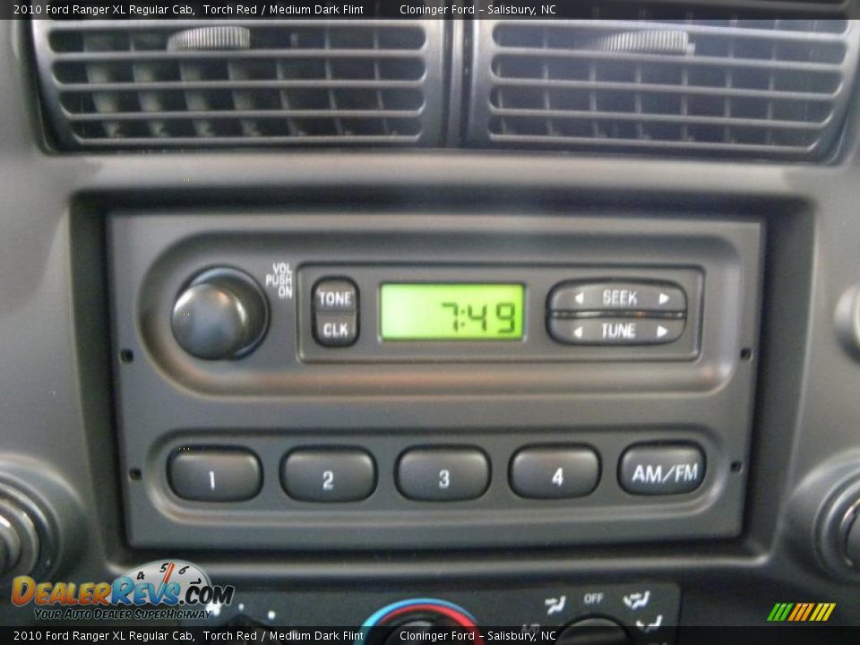 2010 Ford Ranger XL Regular Cab Torch Red / Medium Dark Flint Photo #16