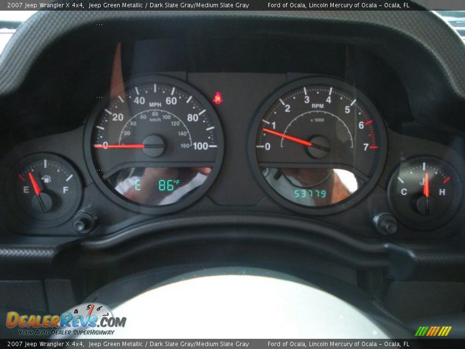 2007 Jeep Wrangler X 4x4 Jeep Green Metallic / Dark Slate Gray/Medium Slate Gray Photo #20
