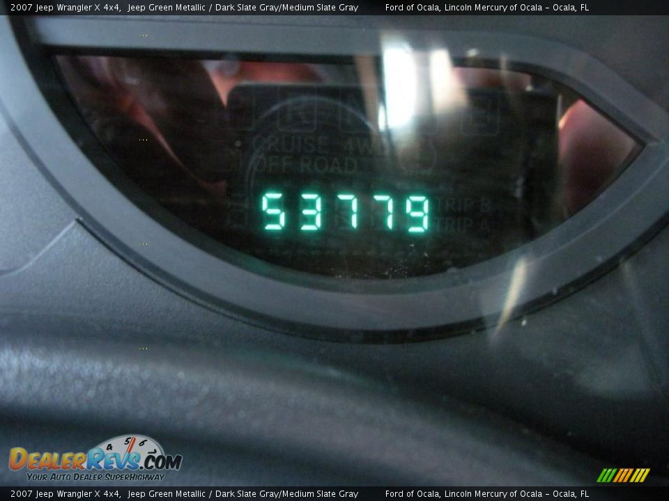 2007 Jeep Wrangler X 4x4 Jeep Green Metallic / Dark Slate Gray/Medium Slate Gray Photo #21