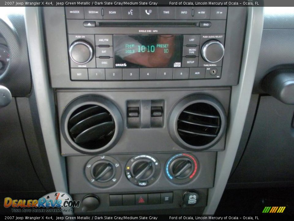 2007 Jeep Wrangler X 4x4 Jeep Green Metallic / Dark Slate Gray/Medium Slate Gray Photo #22
