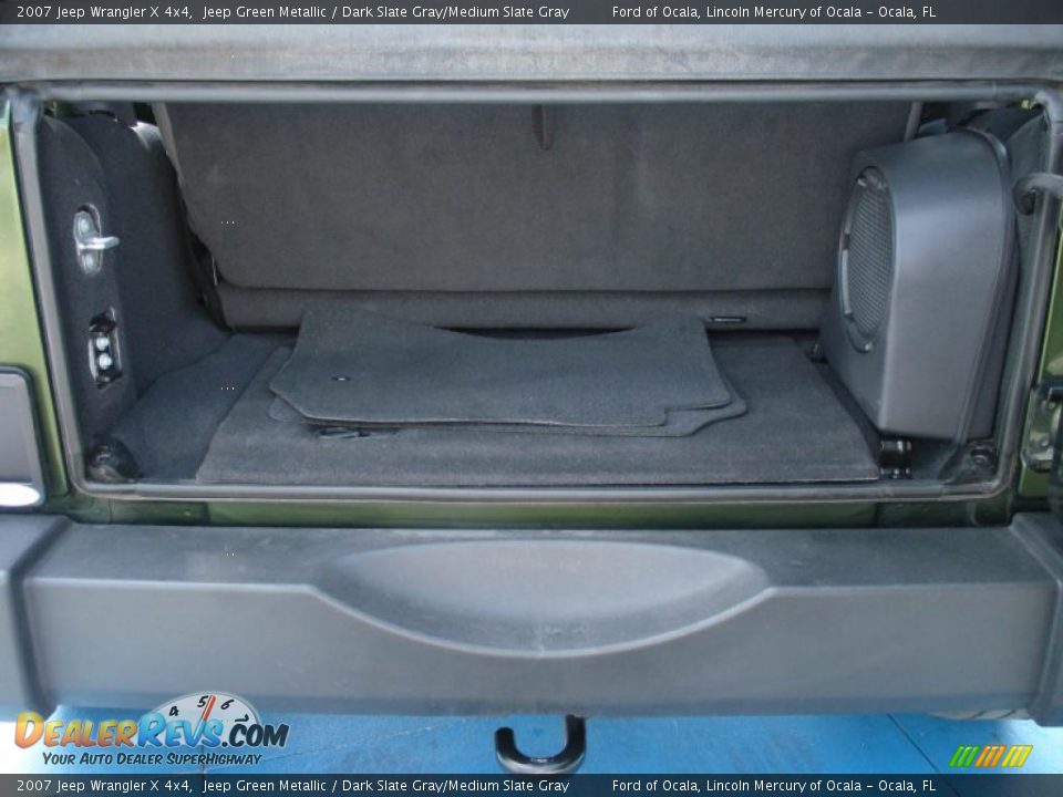 2007 Jeep Wrangler X 4x4 Jeep Green Metallic / Dark Slate Gray/Medium Slate Gray Photo #24