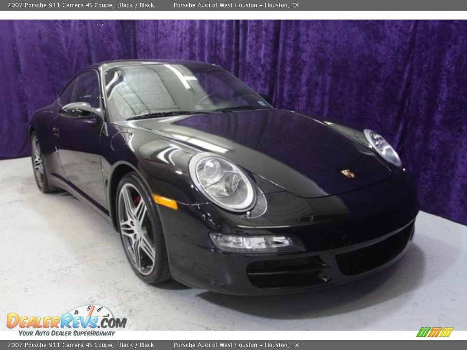 2007 Porsche 911 Carrera 4S Coupe Black / Black Photo #1