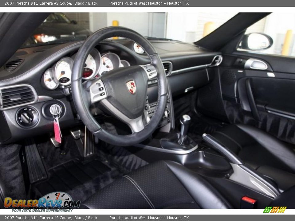 2007 Porsche 911 Carrera 4S Coupe Black / Black Photo #6