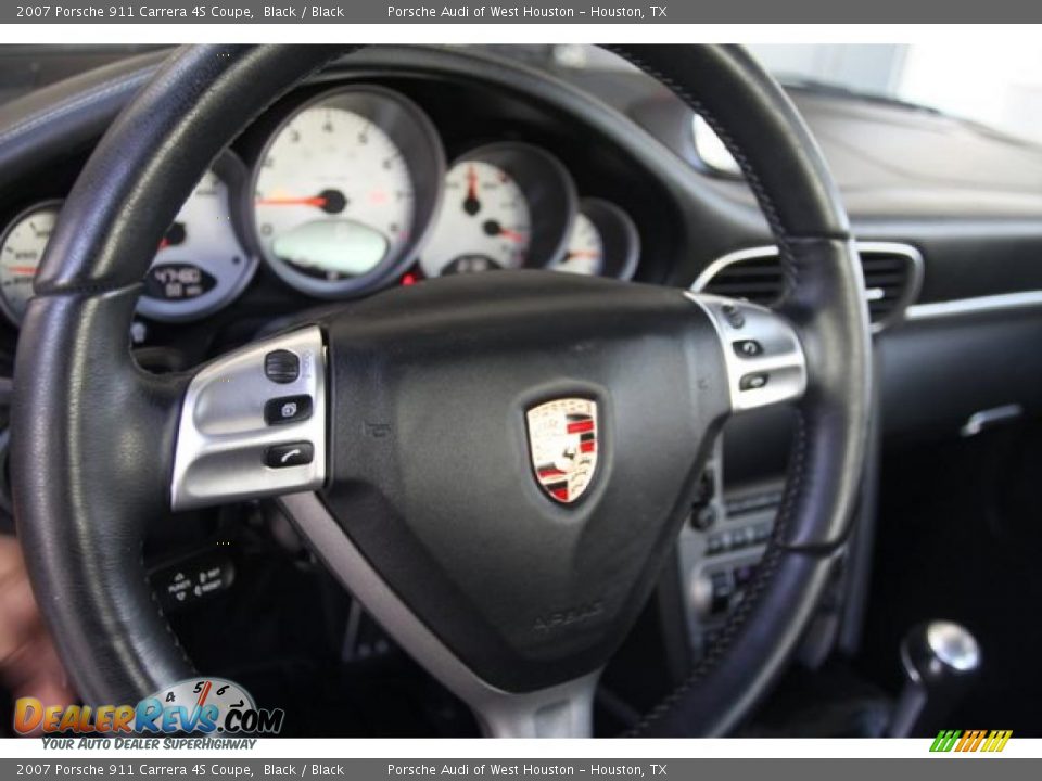 2007 Porsche 911 Carrera 4S Coupe Black / Black Photo #11