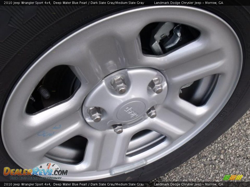 2010 Jeep Wrangler Sport 4x4 Deep Water Blue Pearl / Dark Slate Gray/Medium Slate Gray Photo #5