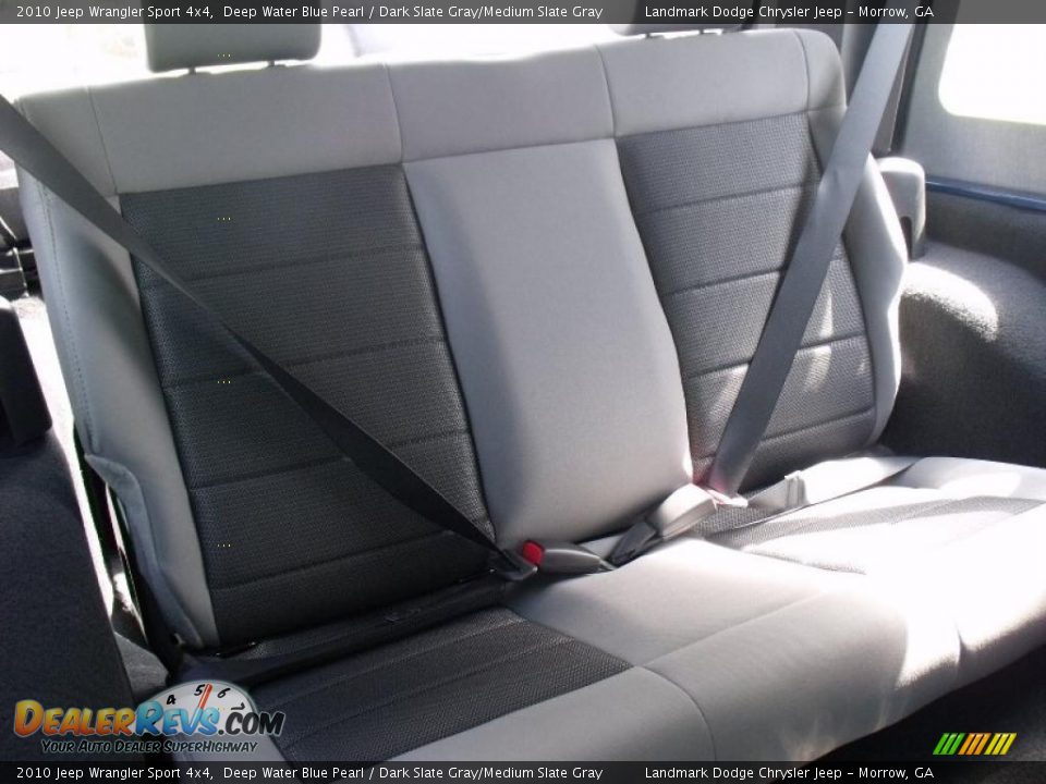2010 Jeep Wrangler Sport 4x4 Deep Water Blue Pearl / Dark Slate Gray/Medium Slate Gray Photo #10