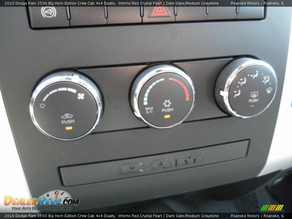 2010 Dodge Ram 3500 Big Horn Edition Crew Cab 4x4 Dually Inferno Red Crystal Pearl / Dark Slate/Medium Graystone Photo #13