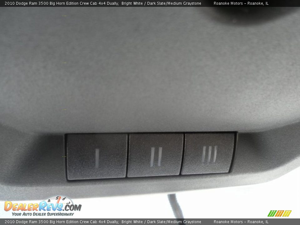 2010 Dodge Ram 3500 Big Horn Edition Crew Cab 4x4 Dually Bright White / Dark Slate/Medium Graystone Photo #15