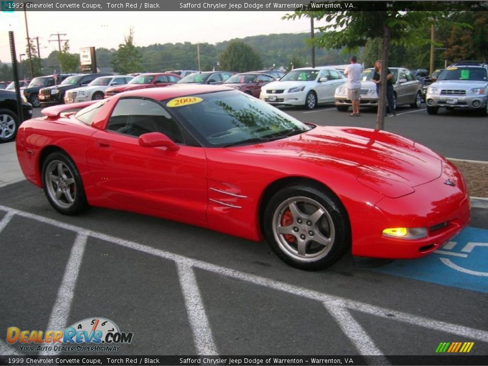 1999 Chevrolet Corvette Coupe Torch Red / Black Photo #1