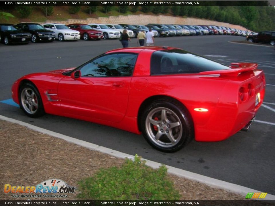 1999 Chevrolet Corvette Coupe Torch Red / Black Photo #2
