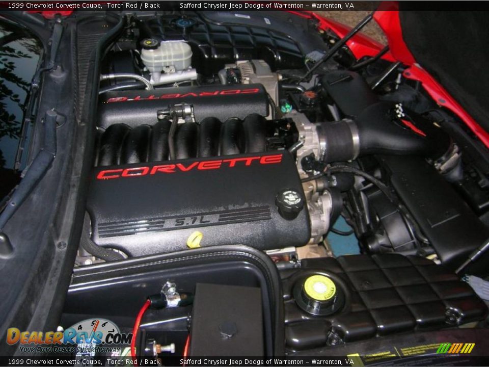 1999 Chevrolet Corvette Coupe Torch Red / Black Photo #6
