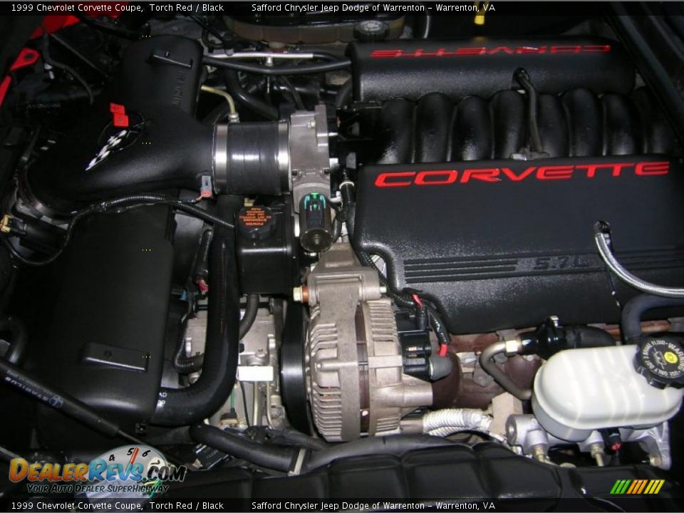 1999 Chevrolet Corvette Coupe Torch Red / Black Photo #8