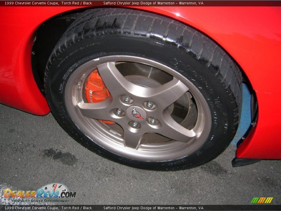 1999 Chevrolet Corvette Coupe Torch Red / Black Photo #9