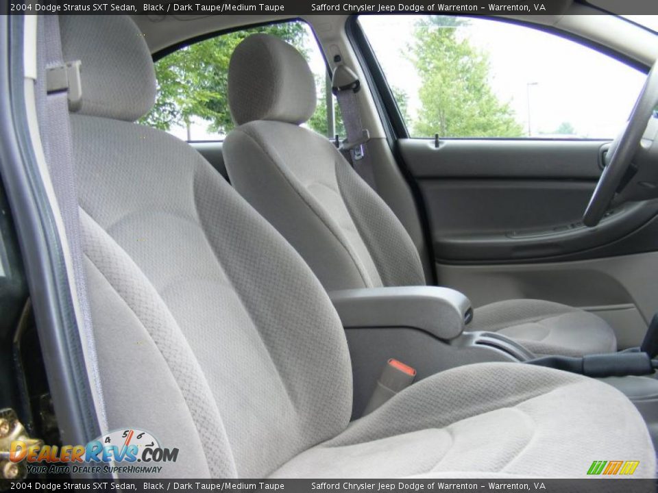 2004 Dodge Stratus SXT Sedan Black / Dark Taupe/Medium Taupe Photo #24