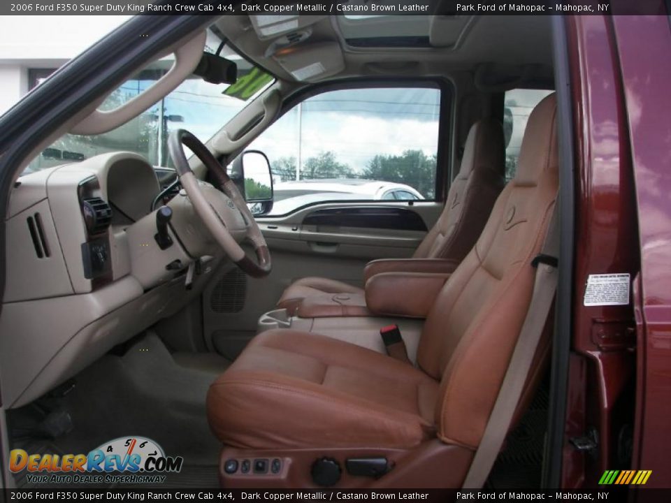 2006 Ford F350 Super Duty King Ranch Crew Cab 4x4 Dark Copper Metallic / Castano Brown Leather Photo #5
