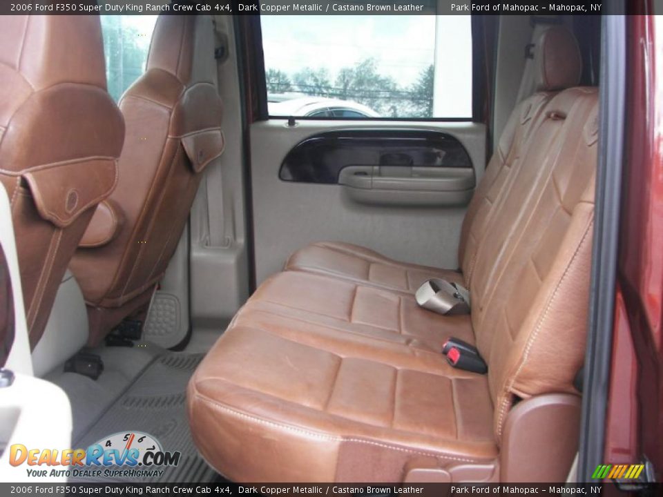 2006 Ford F350 Super Duty King Ranch Crew Cab 4x4 Dark Copper Metallic / Castano Brown Leather Photo #6