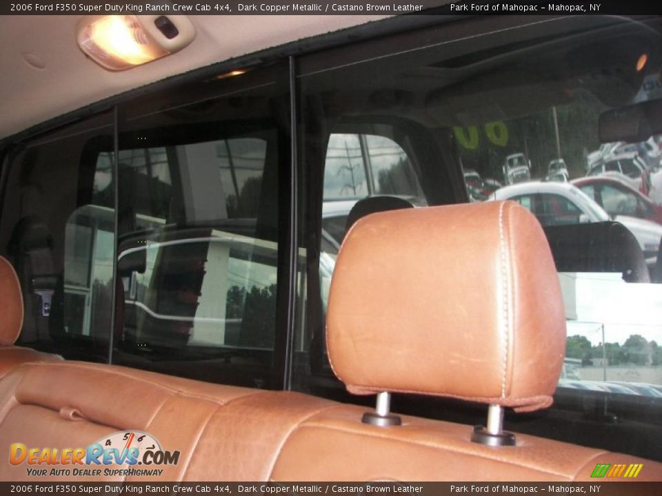 2006 Ford F350 Super Duty King Ranch Crew Cab 4x4 Dark Copper Metallic / Castano Brown Leather Photo #7