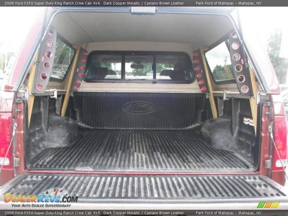 2006 Ford F350 Super Duty King Ranch Crew Cab 4x4 Dark Copper Metallic / Castano Brown Leather Photo #9