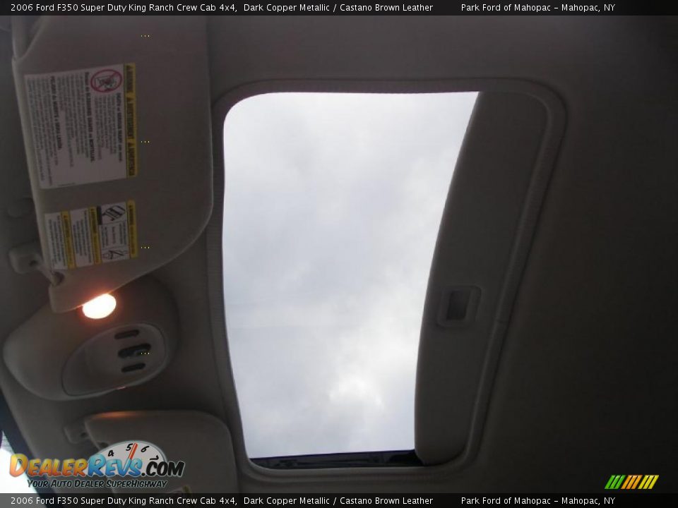 2006 Ford F350 Super Duty King Ranch Crew Cab 4x4 Dark Copper Metallic / Castano Brown Leather Photo #19