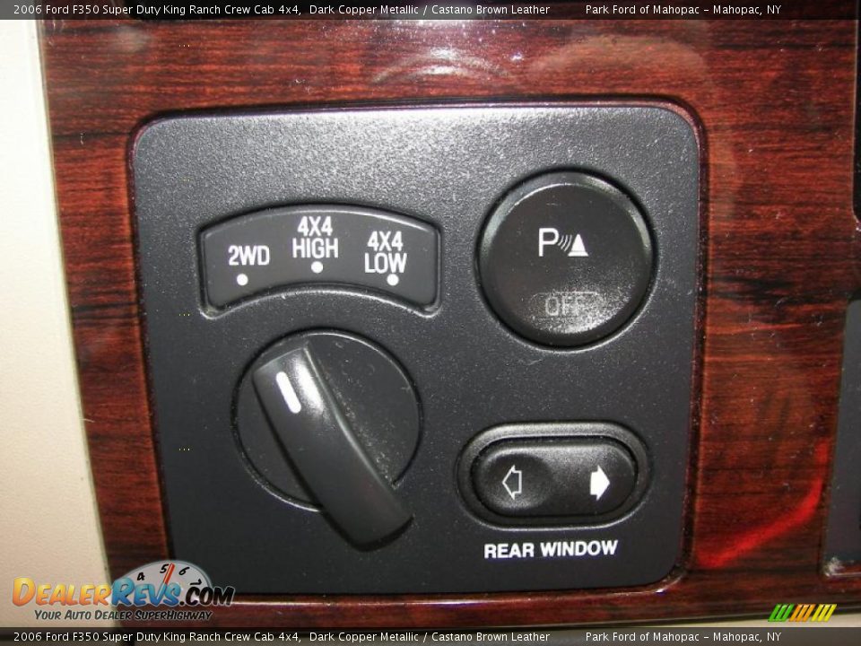 2006 Ford F350 Super Duty King Ranch Crew Cab 4x4 Dark Copper Metallic / Castano Brown Leather Photo #20