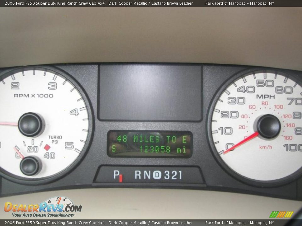 2006 Ford F350 Super Duty King Ranch Crew Cab 4x4 Dark Copper Metallic / Castano Brown Leather Photo #21