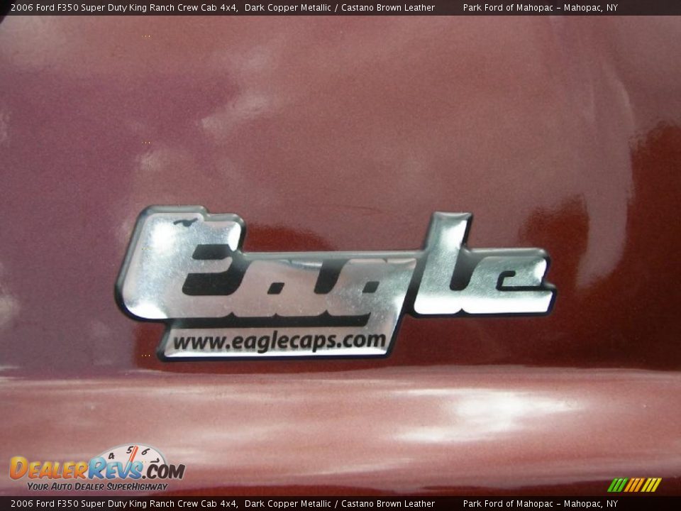 2006 Ford F350 Super Duty King Ranch Crew Cab 4x4 Dark Copper Metallic / Castano Brown Leather Photo #27