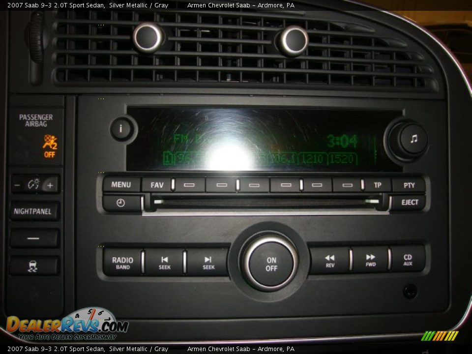 2007 Saab 9-3 2.0T Sport Sedan Silver Metallic / Gray Photo #32