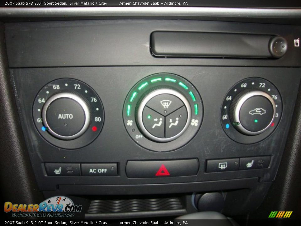 2007 Saab 9-3 2.0T Sport Sedan Silver Metallic / Gray Photo #33