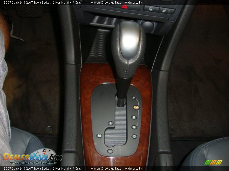 2007 Saab 9-3 2.0T Sport Sedan Silver Metallic / Gray Photo #34