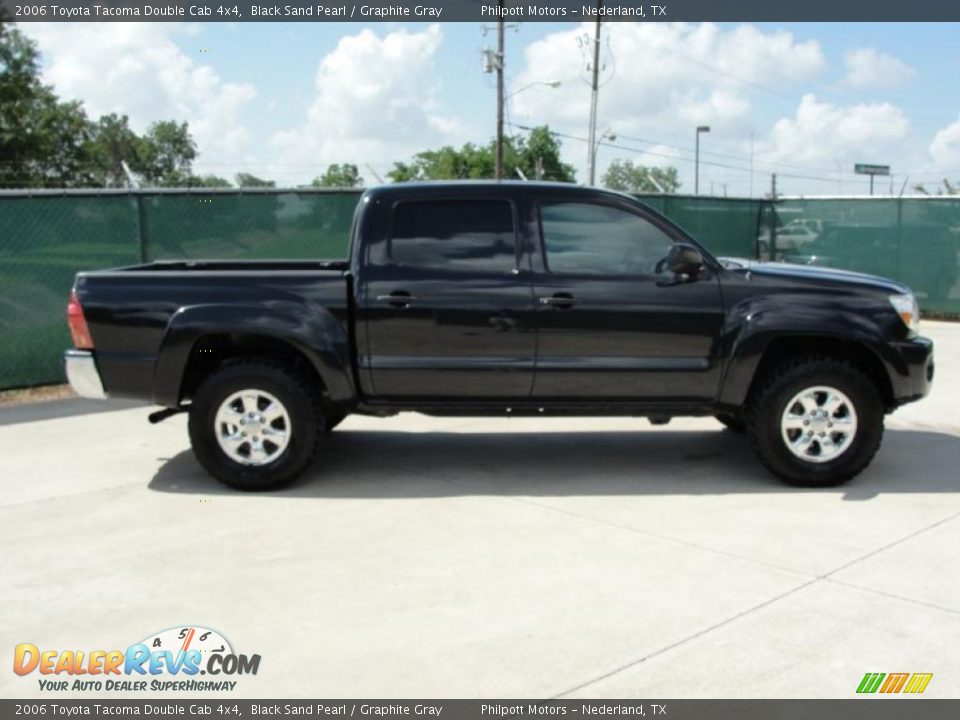 2006 Toyota Tacoma Double Cab 4x4 Black Sand Pearl / Graphite Gray Photo #2