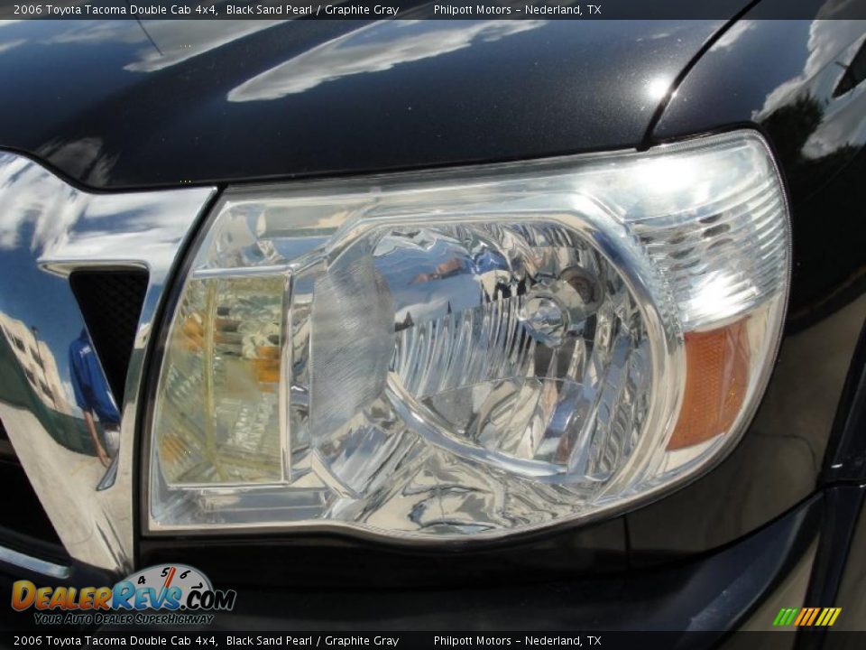 2006 Toyota Tacoma Double Cab 4x4 Black Sand Pearl / Graphite Gray Photo #10