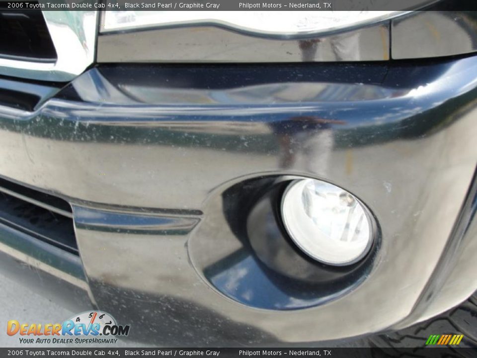 2006 Toyota Tacoma Double Cab 4x4 Black Sand Pearl / Graphite Gray Photo #11