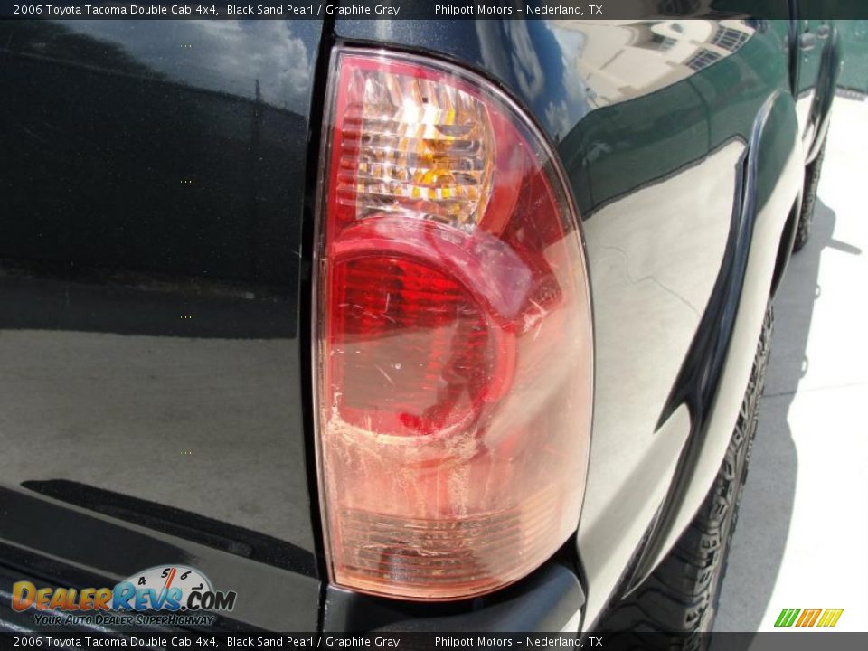 2006 Toyota Tacoma Double Cab 4x4 Black Sand Pearl / Graphite Gray Photo #20