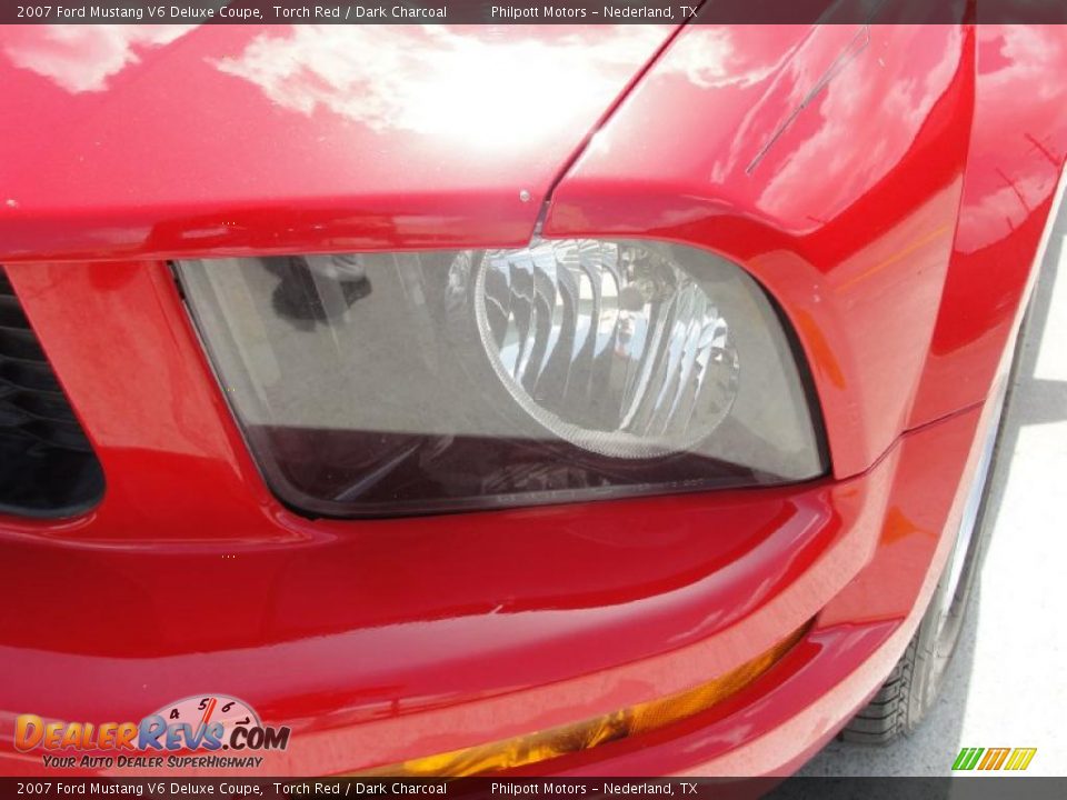 2007 Ford Mustang V6 Deluxe Coupe Torch Red / Dark Charcoal Photo #10