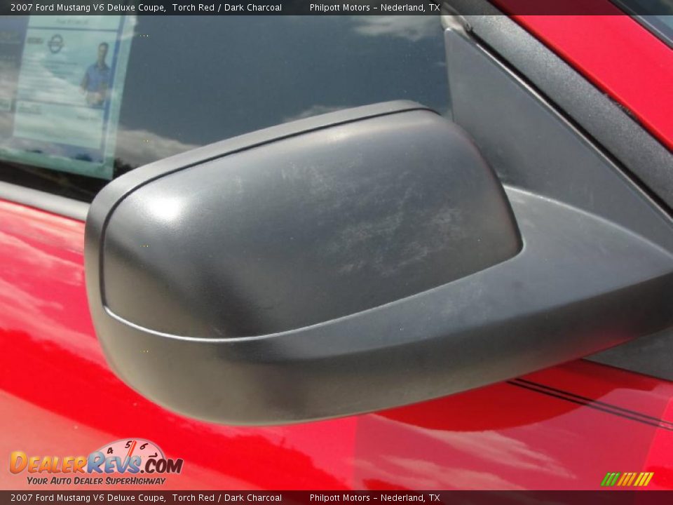 2007 Ford Mustang V6 Deluxe Coupe Torch Red / Dark Charcoal Photo #16