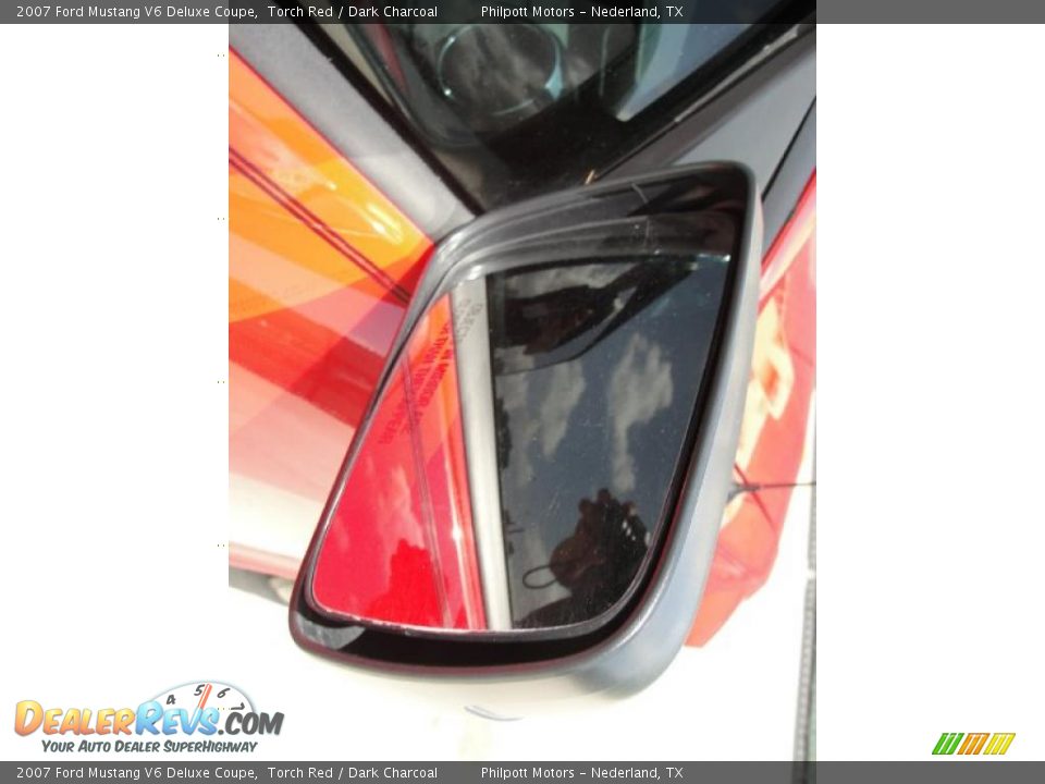 2007 Ford Mustang V6 Deluxe Coupe Torch Red / Dark Charcoal Photo #17