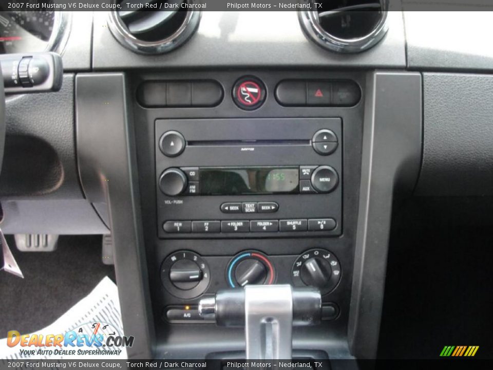 2007 Ford Mustang V6 Deluxe Coupe Torch Red / Dark Charcoal Photo #30