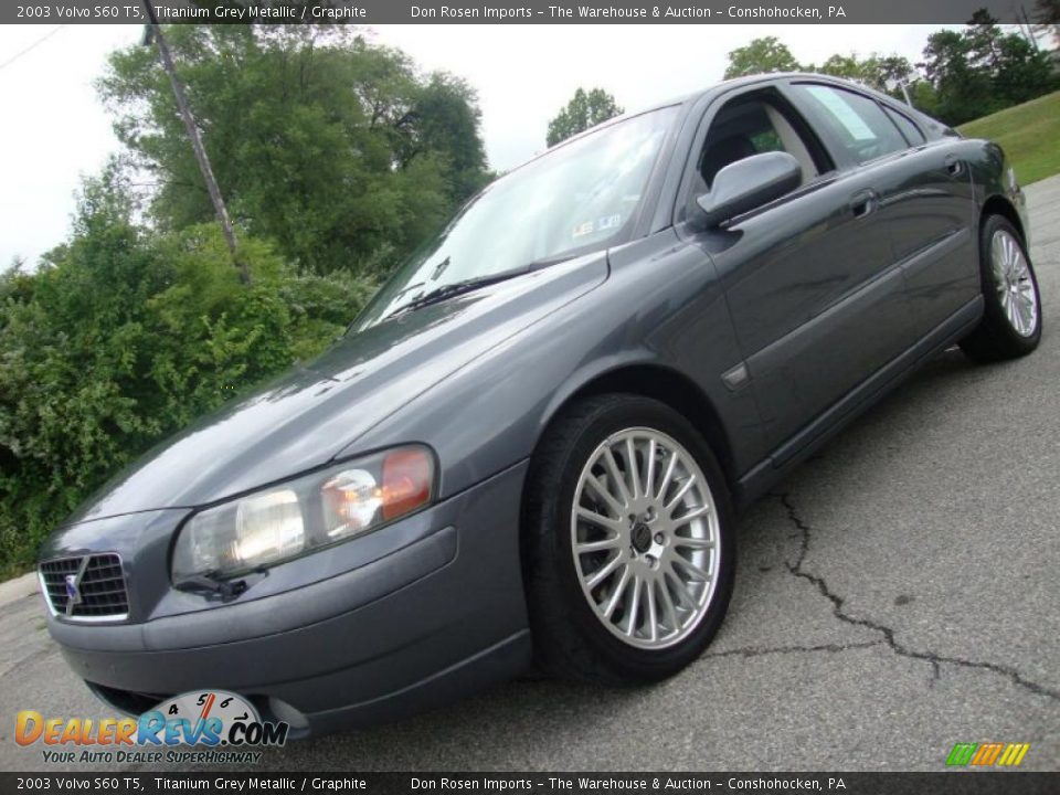 2003 Volvo S60 T5 Titanium Grey Metallic / Graphite Photo #1