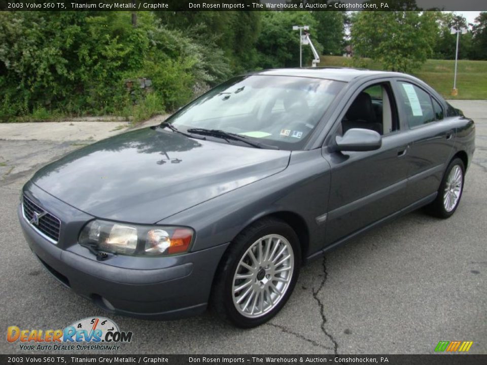 2003 Volvo S60 T5 Titanium Grey Metallic / Graphite Photo #2