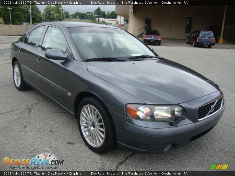 2003 Volvo S60 T5 Titanium Grey Metallic / Graphite Photo #4