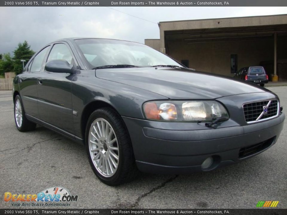2003 Volvo S60 T5 Titanium Grey Metallic / Graphite Photo #5