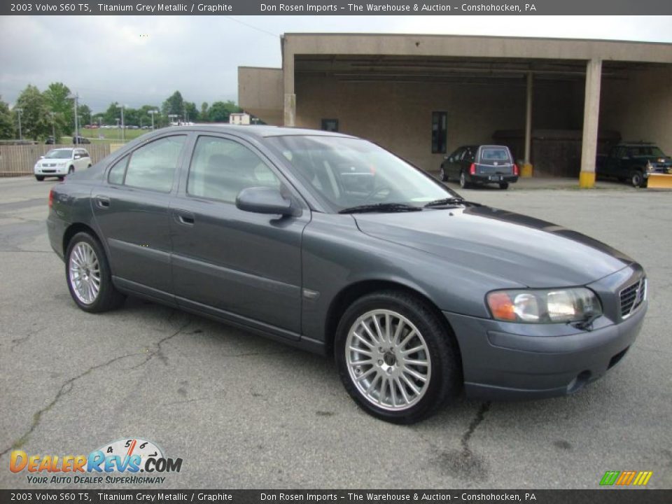 2003 Volvo S60 T5 Titanium Grey Metallic / Graphite Photo #6