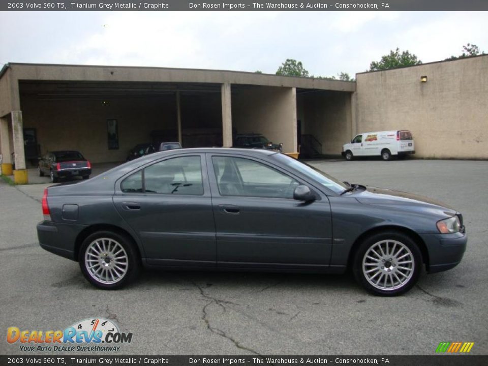 2003 Volvo S60 T5 Titanium Grey Metallic / Graphite Photo #7