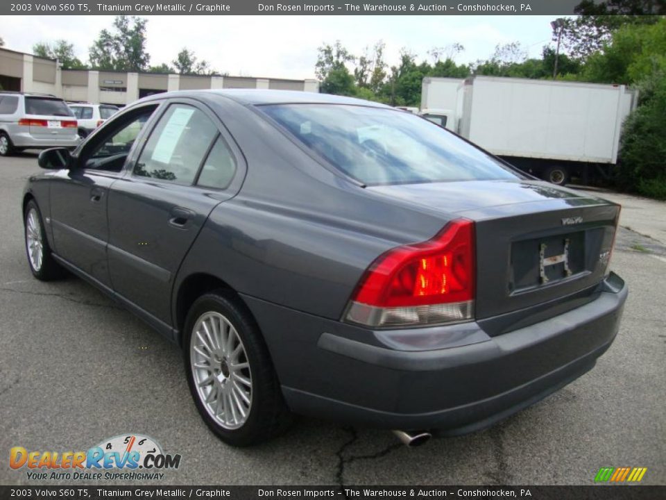 2003 Volvo S60 T5 Titanium Grey Metallic / Graphite Photo #10