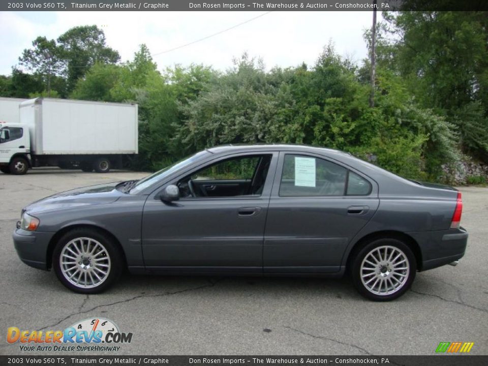 2003 Volvo S60 T5 Titanium Grey Metallic / Graphite Photo #11