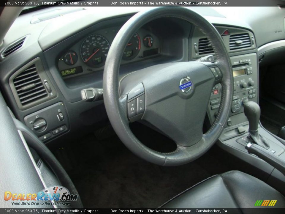 2003 Volvo S60 T5 Titanium Grey Metallic / Graphite Photo #12