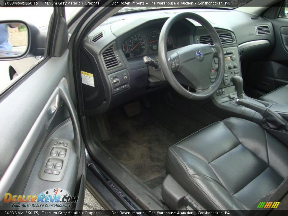 2003 Volvo S60 T5 Titanium Grey Metallic / Graphite Photo #13
